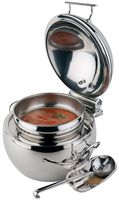 Suppen-Kugel GLOBE D: 48 cm, H: 32 cm, I: 10 ltr., Edelstahl, hochglanzpoliert, mit Sandwichboden Suppen-Kugel GLOBE D: 48 cm, H: 32 cm, I: 10 ltr., Edelstahl, hochglanzpoliert, mit Sandwichboden