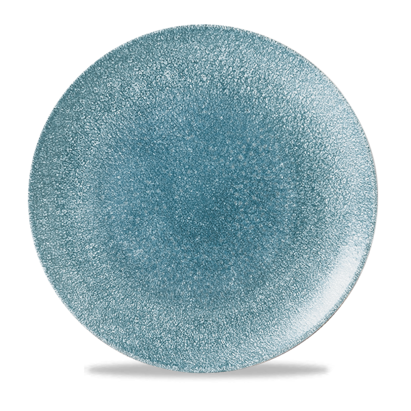 Churchill, Raku : Topaz Blue - Teller flach Coup, 28,8 cm