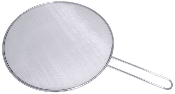 Pfannen-Fettspritzschutz, Edelstahl, D: 33 cm
