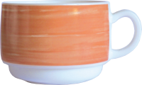 Arcoroc, Brush Orange - Kaffee-Obere, 0,19 ltr. Arcoroc, Brush Orange - Kaffee-Obere, 0,19 ltr.