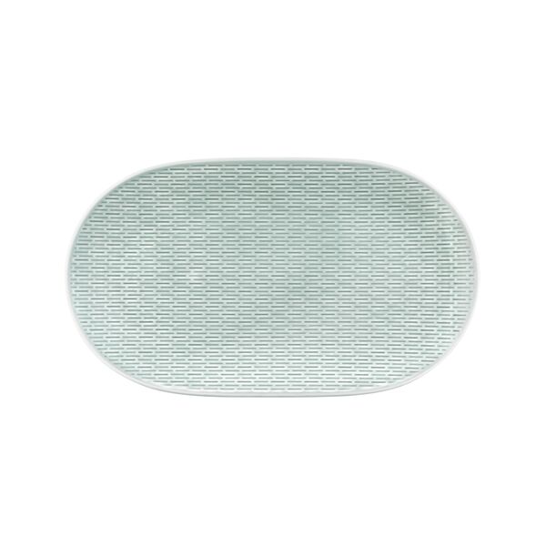 Bauscher, Scope : Glow Sea - Platte oval coup, relief, 32,5 x 18,8 cm