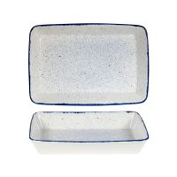 Churchill, Stonecast Hints : Indigo Blue - Backform rechteckig, 35 x 25 x 6,2 cm/ 3,5 ltr. Churchill, Stonecast Hints : Indigo Blue - Backform rechteckig, 35 x 25 x 6,2 cm/ 3,5 ltr.