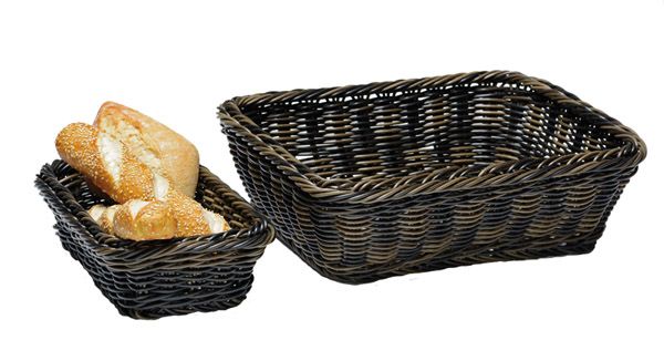 GN 1/3 Korb PROFI LINE 32,5 x 17,5 cm, H: 6,5 cm, PP, Fb. schwarz/ braun