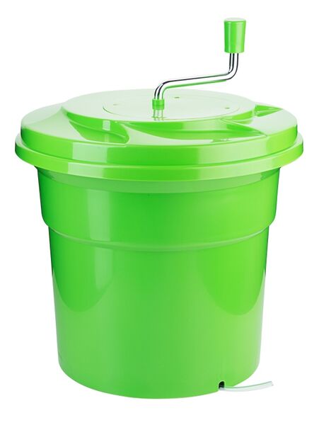 Salatschleuder, grün, I: 20-25 ltr., D: 43 cm, H: 45 cm, PP