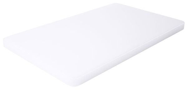 Schneidbrett GN 1/1, HDPE, mit Füßchen, 53 x 32,5 cm, weiß