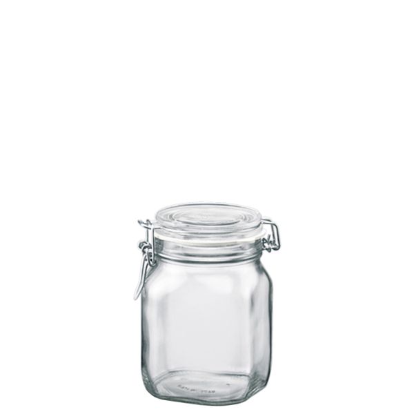 Bormioli, Fido - Einmachglas trspt., 16 cm/ 1,0 ltr.