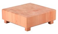 PURE NATURE Butcher Block L-Cube S, Buche hell, L: 325 mm, B: 325 mm, H: 120 mm PURE NATURE Butcher Block L-Cube S, Buche hell, L: 325 mm, B: 325 mm, H: 120 mm