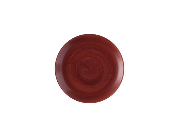 Churchill, Stonecast Patina : Rust Red - Teller flach Coup, 16,5 cm