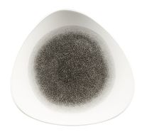 Churchill, Raku : Quartz Black - Teller flach dreieckig, 31,1 cm Churchill, Raku : Quartz Black - Teller flach dreieckig, 31,1 cm