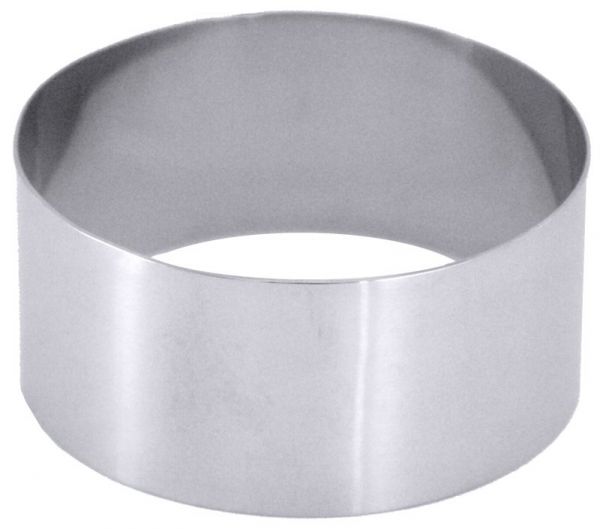 Schaumspeisenform, rund, EdSt., D: 7,3 cm, H: 4 cm