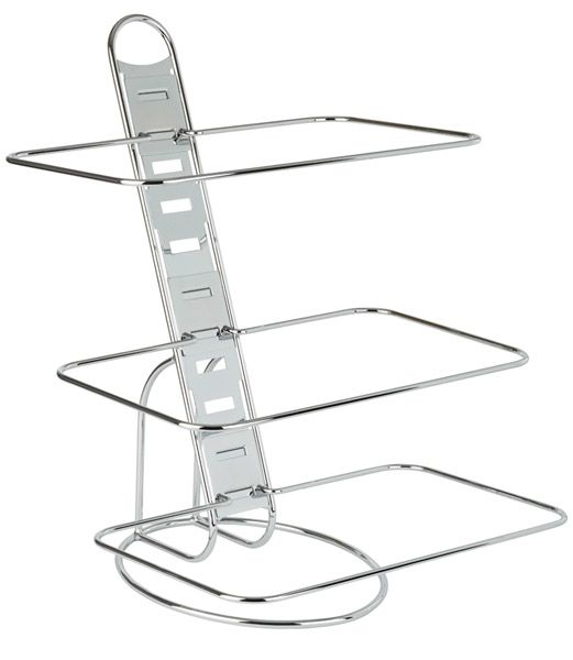 Buffetleiter BIG GN 1/1, 52 x 59 cm, H: 66 cm, 4-teilig, Metall verchromt