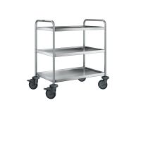 Servierwagen SW 8 X 5-3, 3 Borde 80 x 50 cm, max. 80 kg/ Bord, Trgf.: 120 kg, LxBxH: 90 x 60 x 95 cm Servierwagen SW 8 X 5-3, 3 Borde 80 x 50 cm, max. 80 kg/ Bord, Trgf.: 120 kg, LxBxH: 90 x 60 x 95 cm