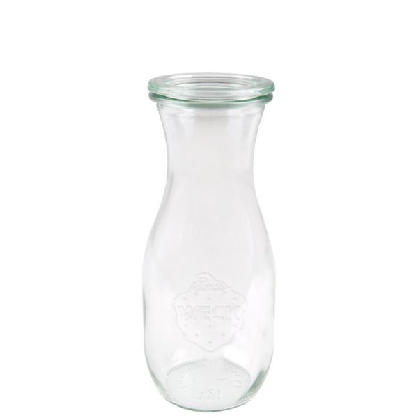 WECK Saftflasche m. Glasdeckel, Inhalt: 530 ml, H: 184 mm, D: 60 mm