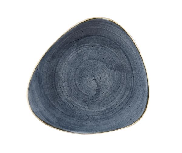 Churchill, Stonecast : Blueberry - Teller flach dreieckig, 22,9 cm
