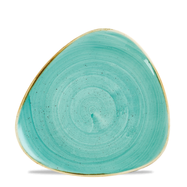 Churchill, Stonecast : Mint - Teller flach dreieckig, 24,5 cm