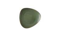 Churchill, Stonecast : Sorrel Green - Teller flach dreieckig, 24,5 cm Churchill, Stonecast : Sorrel Green - Teller flach dreieckig, 24,5 cm
