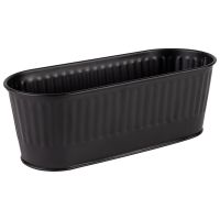 Besteckbehälter / Korb, Edelstahl 18/0, Boden: 29 x 8,5 cm, 29,5 x 12 x 10 cm, Farbe: schwarz Besteckbehälter / Korb, Edelstahl 18/0, Boden: 29 x 8,5 cm, 29,5 x 12 x 10 cm, Farbe: schwarz