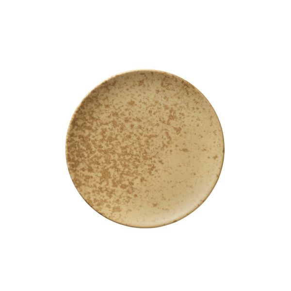 Bauscher, Sandstone : Dekor 426078 Dark Yellow - Teller flach coup rund 20 cm
