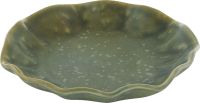 Playground, Steinzeug - NAMI : Teller, flach, rund, olive, 16 cm Playground, Steinzeug - NAMI : Teller, flach, rund, olive, 16 cm