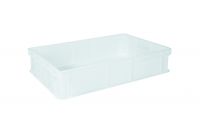 Pizzaballenbox rechteckig, ohne Deckel, PE weiss, 600 x 400 x 130 mm, Inhalt: 24 ltr. Pizzaballenbox rechteckig, ohne Deckel, PE weiss, 600 x 400 x 130 mm, Inhalt: 24 ltr.