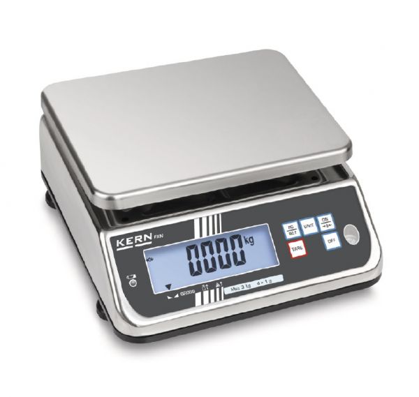Tischwaage, WP: 236 x 195 mm, max. 6 kg; e= 0,002 kg; d = 0,002 kg