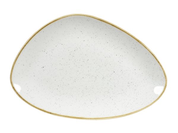 Churchill, Stonecast : Barley White - Platte dreieckig, 30,4 x 20,5 cm