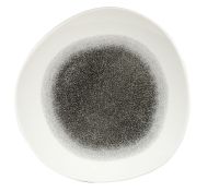 Churchill, Raku : Quartz Black - Teller flach rund Organisch, 28,6 cm Churchill, Raku : Quartz Black - Teller flach rund Organisch, 28,6 cm