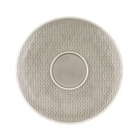 Bauscher, Scope : Glow Gray - Untertasse coup, relief, 19 cm Bauscher, Scope : Glow Gray - Untertasse coup, relief, 19 cm