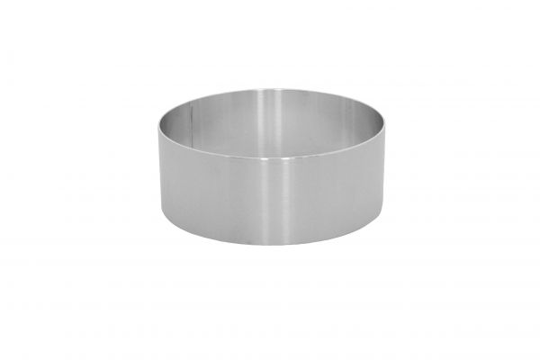 Tortenring, Aluminium, D: 180 mm, Höhe: 70 mm
