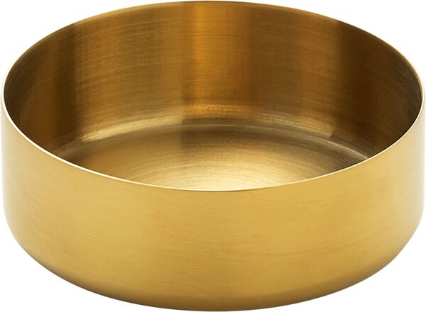 Playground, Edelstahl - Bowl goldfarben gross 12 x 3,5 cm/ 0,42 ltr.