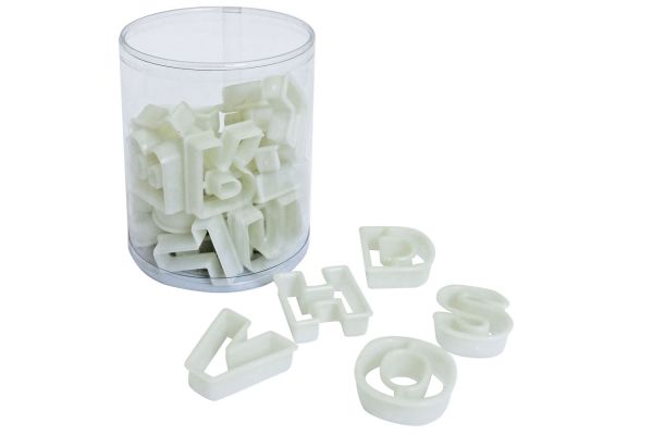 Ausstechersatz Buchstaben 26-teilig