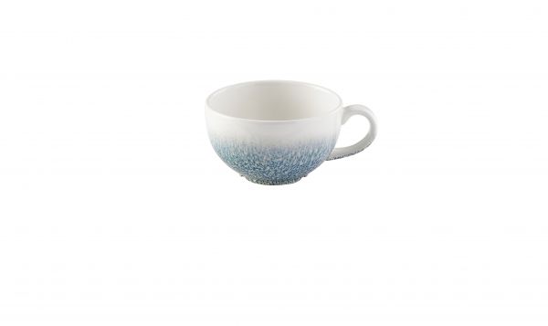 Churchill, Raku : Topaz Blue - Cappuccino-Obere, 11 x 6,5 cm/ 0,34 ltr.