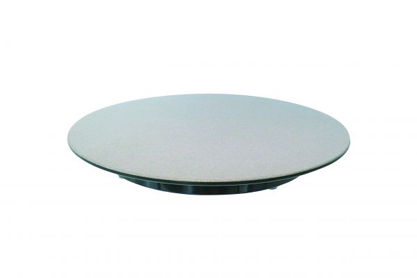 Tortenplatte Melamin silber/ schwarz, D: 240 mm, H: 30 mm