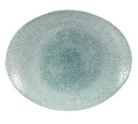 Churchill, Raku : Jade Green - Teller oval Coup, 27 x 22,9 cm Churchill, Raku : Jade Green - Teller oval Coup, 27 x 22,9 cm