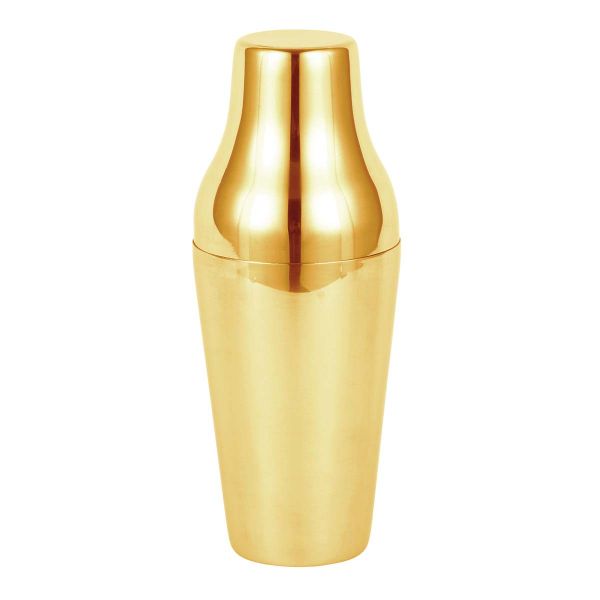 Parisian Shaker, Edelstahl, goldfarben, 650 ml, 9 x 9 x 23 cm