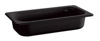 GN 1/4 Behälter ECO LINE 26,5 x 16,2 cm, Tiefe: 65 mm, Melamin, schwarz, I: 1,35 ltr. GN 1/4 Behälter ECO LINE 26,5 x 16,2 cm, Tiefe: 65 mm, Melamin, schwarz, I: 1,35 ltr.