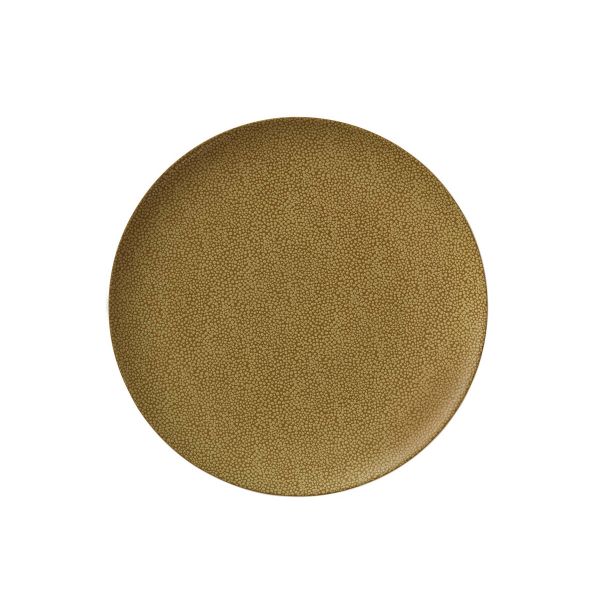 Bauscher, Purity : 425688 Pearls Olive - Teller flach Coup, bonewhite, 24 cm