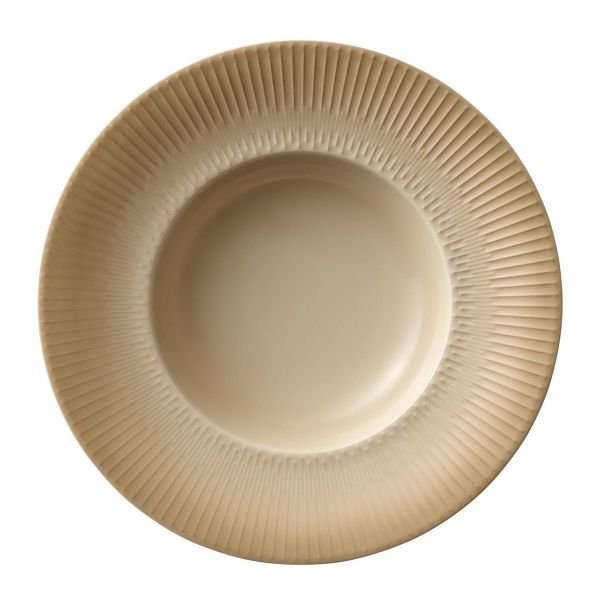 Schönwald, Vibes : 63160 Grounded - Teller tief rund Fahne Relief, 28 cm/ 0,43 ltr.