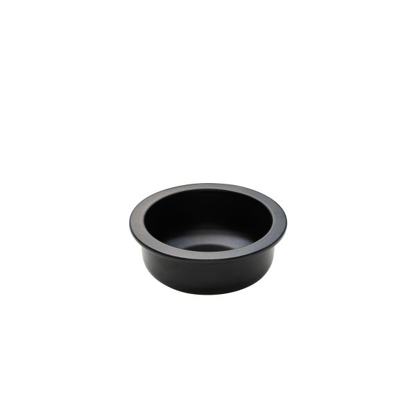 Playground, Steinzeug - Cocotte Unterteil modern, schwarz, 14 cm/ 0,42 ltr.