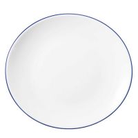 Seltmann Weiden, Modern Life : 10873 Blue Line - Platzteller oval 5235, 34 cm Seltmann Weiden, Modern Life : 10873 Blue Line - Platzteller oval 5235, 34 cm