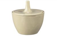 Seltmann Weiden, Beat : Sandbeige - Zuckerdose mit Relief, 0,27 ltr. Seltmann Weiden, Beat : Sandbeige - Zuckerdose mit Relief, 0,27 ltr.