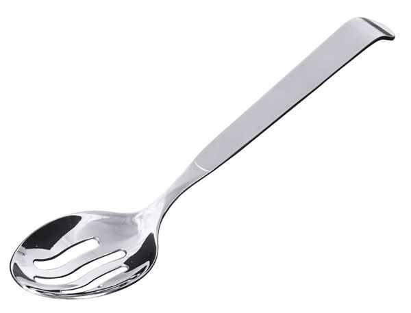Servierlöffel BUFFET ONE, perforiert mit Löchern, Edelstahl, 8 x 5 cm, L: 24 cm