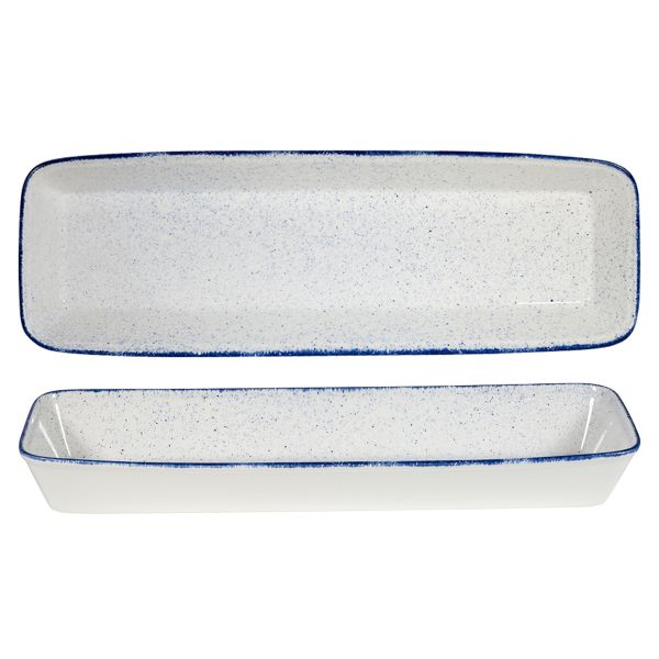 Churchill, Stonecast Hints : Indigo Blue - Backform rechteckig, 53 x 16 x 6,2 cm/ 3 ltr.