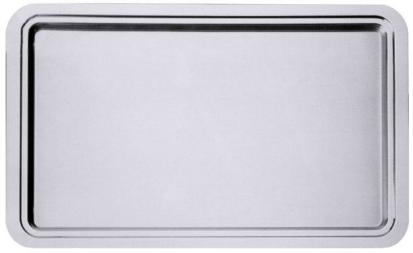 Buffet-Tablett GN 1/2, offener Rand, Edelstahl, 32,5 x 26,5 x 1,5 cm