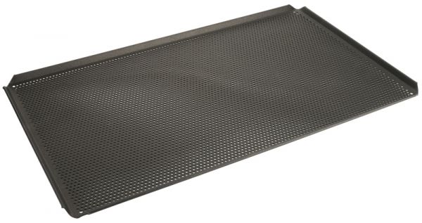 Antihaft-Backblech GN 1/1 perforiert, PFTE beschichtet, Alu, 53 x 32,5 x 1 cm