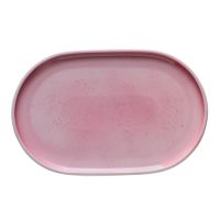 Schönwald, Shiro : Pink Splash 63176 - Platte oval, coup, 30 x 19 cm Schönwald, Shiro : Pink Splash 63176 - Platte oval, coup, 30 x 19 cm