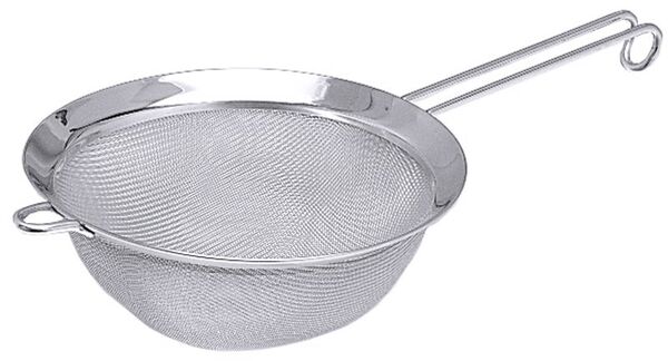 Passiersieb, runde Form, I: 1 ltr., D: 18 cm, L: 19 cm, Edelstahl