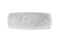 Churchill, Menu Shades : Caldera Chalk White - Platte rechteckig 35,5 x 14 cm Churchill, Menu Shades : Caldera Chalk White - Platte rechteckig 35,5 x 14 cm