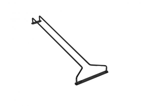 Gläserschiene, schwarz, 2 Stück, 300 x 110 mm