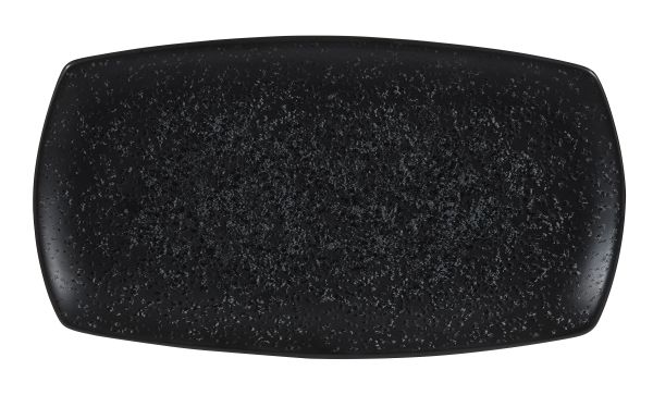 Churchill, Menu Shades : Caldera Ash Black - Platte rechteckig 35,5 x 19 cm